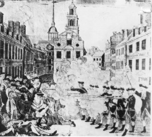 The bloody massacre perpetrated in King Street,Boston, on Mar. 5 ...