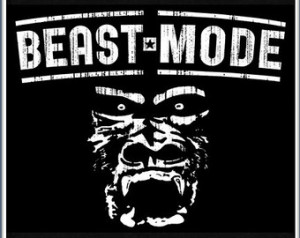 Beast Mode T Shirt Workout Gym Spor ts Tee Shirt Baseball Football MMA ...