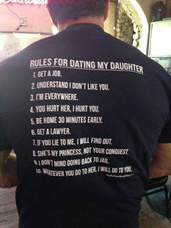 Rules for Dating My Daughter Funny Facebook Quote