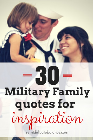 Military Family Inspirational Quotes