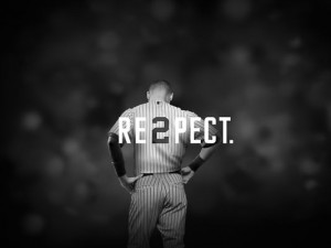 Derek Jeter All-Star ad, hero image of the campaign is also featured ...
