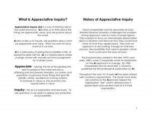 The Appreciative Inquiry picture