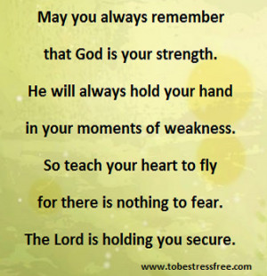 Prayers For Strength Credited