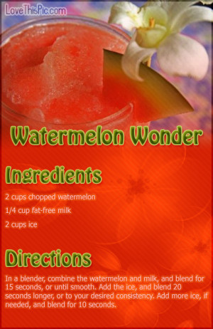 Watermelon Wonder Smoothie Recipe