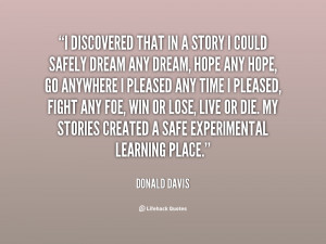 Donald Davis Quotes