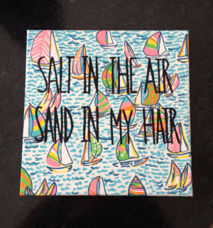 Beach Quote Painting