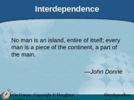 Interdependence Quotes