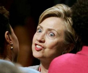 Hilary's Scary Face