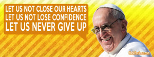 Let Us… Pope Francis Facebook Cover