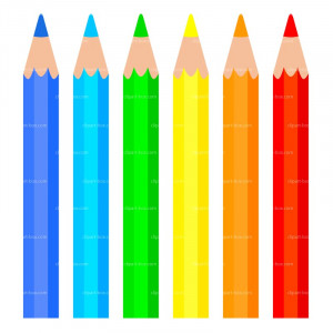 Colored Pencils Clip Art