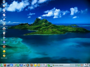 The Lindows OS 4.0 Desktop . Based on Debian Linux, the Lindows OS is ...