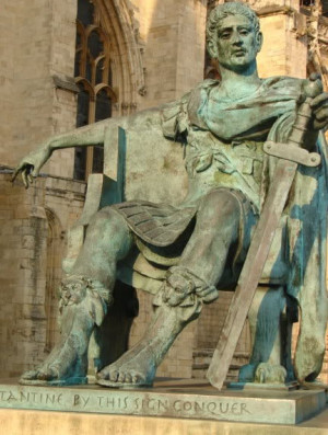 On this day in 306 AD Constantine was proclaimed emperor of Rome ...
