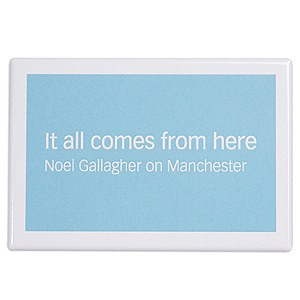 quote magnet light blue this range features quotes about manchester ...