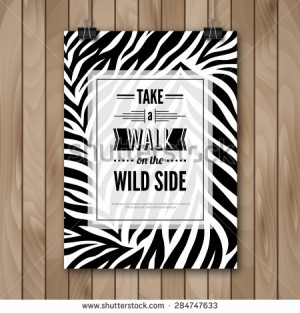 Inspirational Quote Vector Illustration Poster. Wood Background ...