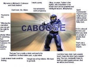 Red Vs Blue Caboose Quotes