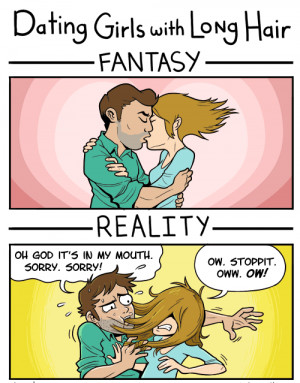 Dating girls with long hair… Fantasy vs Reality