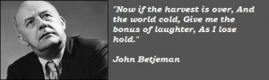 John betjeman famous quotes 4