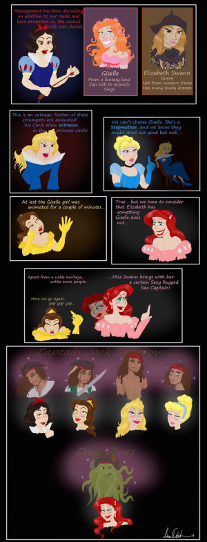 Disney Princess funny princess comic