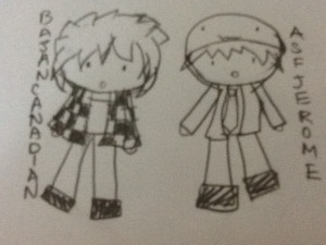 Bajancanadian and asfjerome by buddersword999