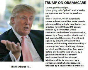 Donald Trump's Big, Fat Obamacare Lies