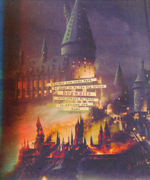 harry potter hogwarts jk rowling quote castle themagicbegins 1000
