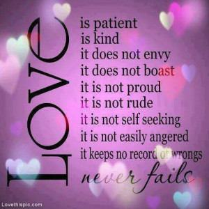 Love Never Fails