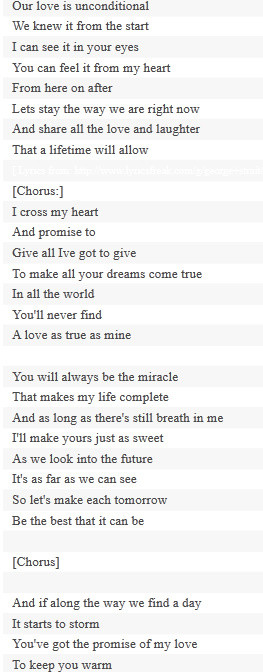 Cross My Heart Lyrics - George Strait