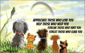 appreciate help forgive forget