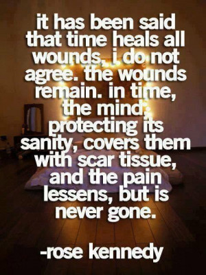 Wounds...scars....