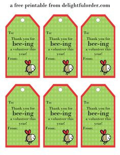 Delightful Order: Free Printable Tags