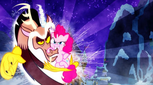 chaos laughing pinkie pie discord my little pony friendship is magic ...