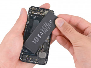 ... video walkthrough details DIY iPhone 5 battery replacement process