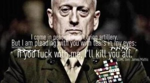 marine general james n mattis every marine knows the name the mere ...