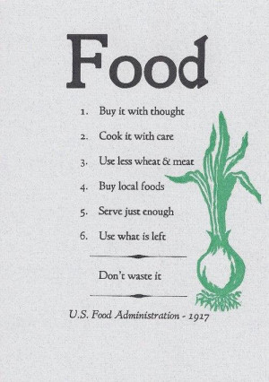 US Food Administration Food Quote