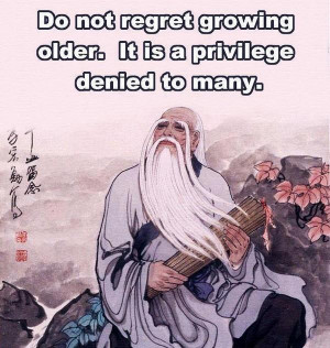 Do not regret growing older picture quotes image sayings