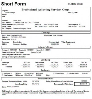 Coverages, Valuation requirements, Relevant dates, Deductibles, and ...