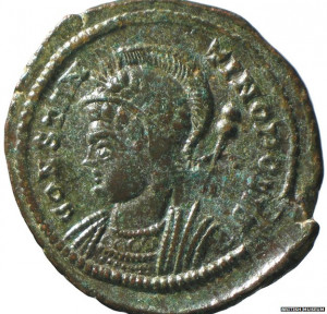 The coins date back to between AD 260 and AD 348