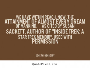 gene roddenberry friendship diy quote wall art design your own quote