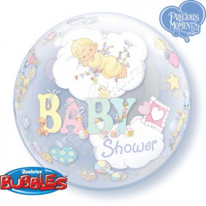 Precious Moments Baby Shower Bubble Balloon - 22 Inch