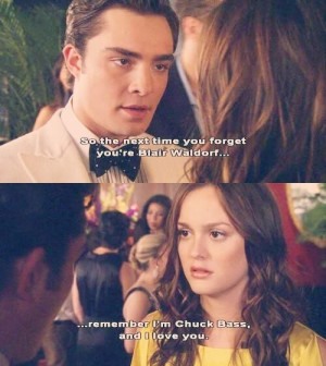 Blair Waldorf and Chuck Bass