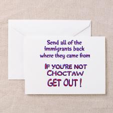 Choctaw Indian Greeting Cards