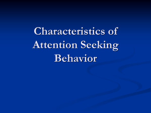 Characteristics Attention...
