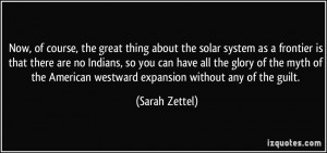 ... American westward expansion without any of the guilt. - Sarah Zettel