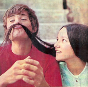 too cute. leonard whiting and olivia hussey (Romeo and Juliet, 1968)