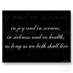 in sickness and in health quotes