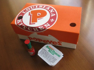 Review Popeyes Chicken...