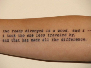 The Road Less Traveled by Robert Frost