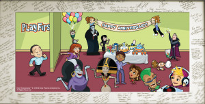 funny-work-anniversary-images-with-decoration-and-one-year-work ...