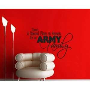 Theres a Special Place in Heaven for an Army Family Patriotic Vinyl