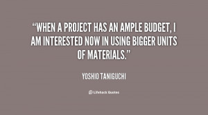 Quotes About Budget